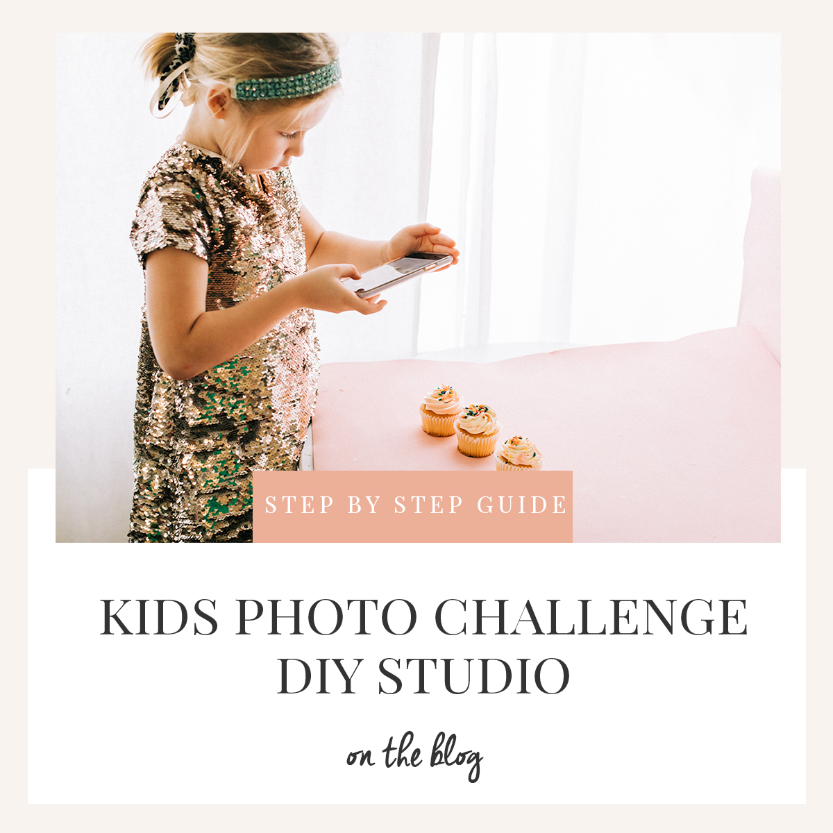 kids photography challenge diy home studio